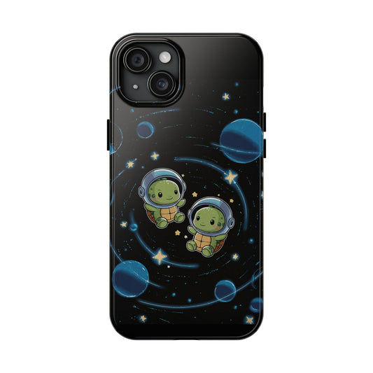 Space Turtles Phone Case, Celestial Turtle Odyssey, Whimsical Space Cosmic Turtles, Turtle Lovers and Galaxy Dreamers, Samsung iPhone Cover